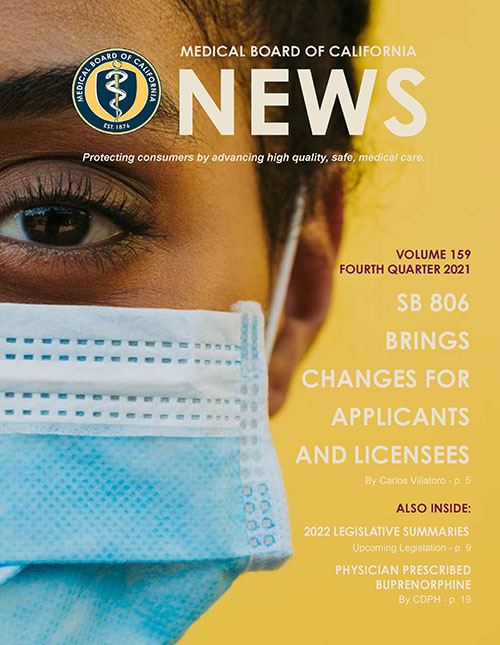 Medical Board of California Newsletter - Fourth Quarter 2021